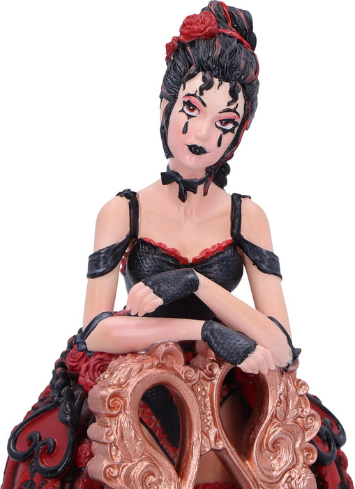 Nemesis Now Marionette Figurine 18.5cm, Resin, Marionette Scissors Burlesque Doll Figurine, Classy Gothic Doll Ornament, Exclusive Original Design, Cast in the Finest Resin, Expertly Hand-Painted