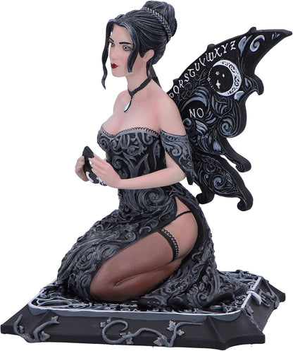 Nemesis Now Spirit Board Fairy Figurine 15cm, Resin, Black, Fairy Twist on Classic Spirit Board Design, Gothic Alternative Fairy Gift, Cast in the Finest Resin, Expertly Hand-Painted
