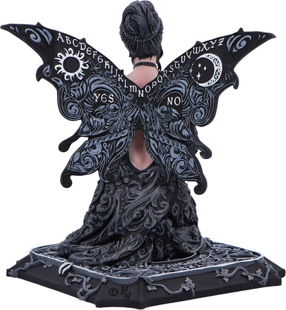 Nemesis Now Spirit Board Fairy Figurine 15cm, Resin, Black, Fairy Twist on Classic Spirit Board Design, Gothic Alternative Fairy Gift, Cast in the Finest Resin, Expertly Hand-Painted