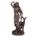 Nemesis Now Artemis Greek Goddess of the Hunt Figurine 25cm, Resin, Bronze, Goddess Ornament, Greek Mythology Ornament, Cast in Bronze Resin, Polished Finish