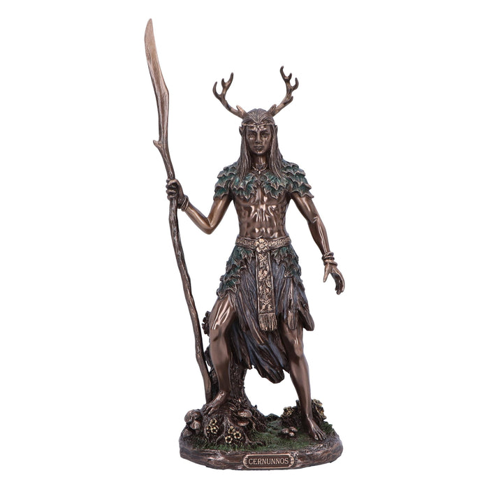 Nemesis Now Cernunnos The Horned God Figurine 26cm, Resin, Bronze, Greek God with Antlers, Greek God of the Forest, Mythology Décor, Cast in the Finest Resin, Expertly Hand-Painted