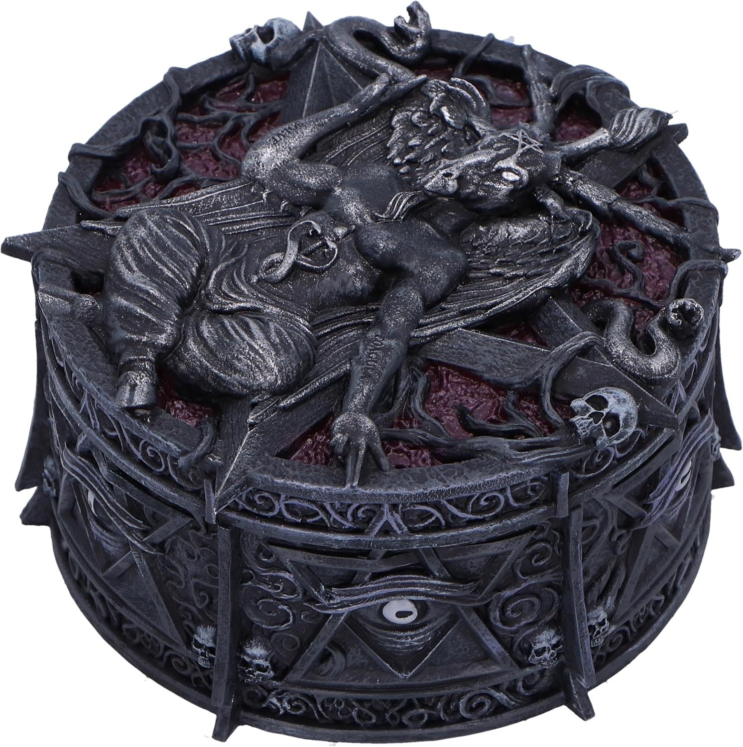 Nemesis Now Hoard of the Baphomet Figurine, Resin, Black, Cast in the Finest Resin, Expertly Hand-Painted