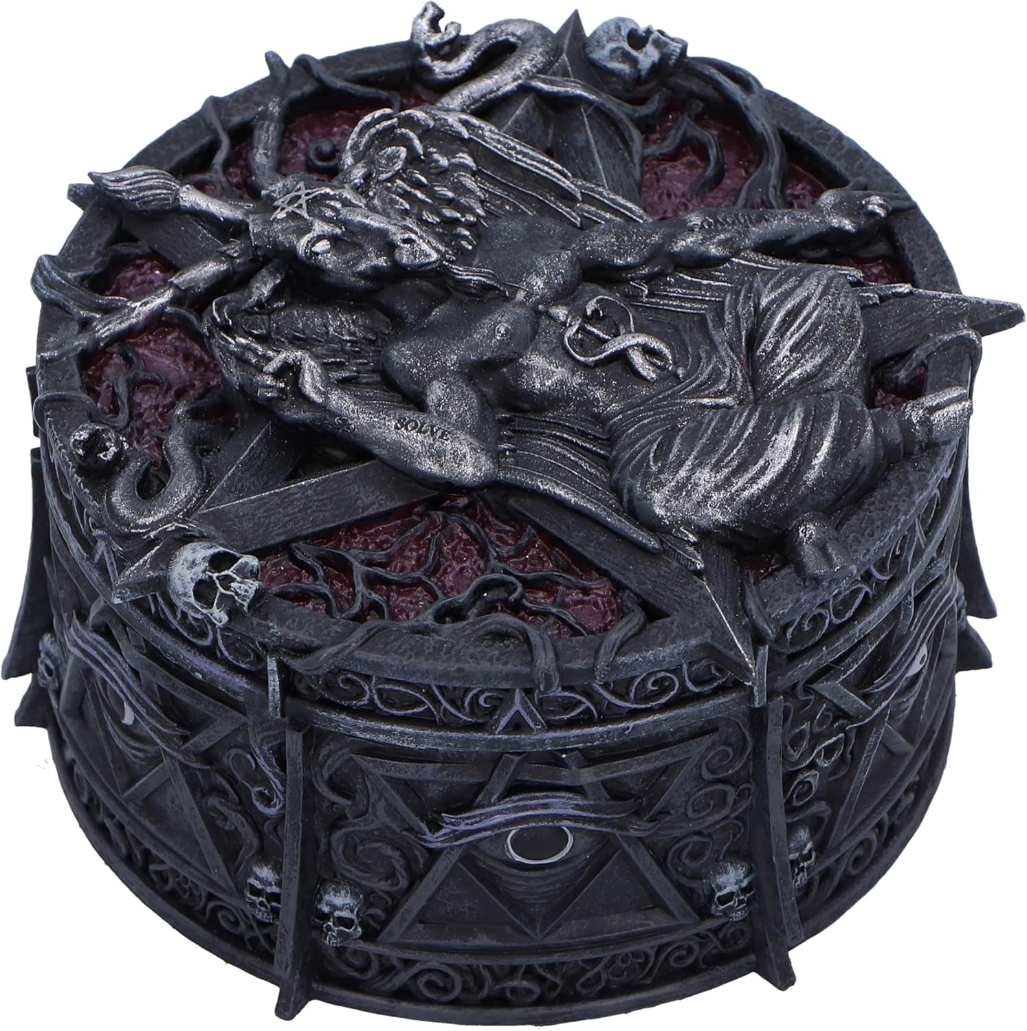 Nemesis Now Hoard of the Baphomet Figurine, Resin, Black, Cast in the Finest Resin, Expertly Hand-Painted