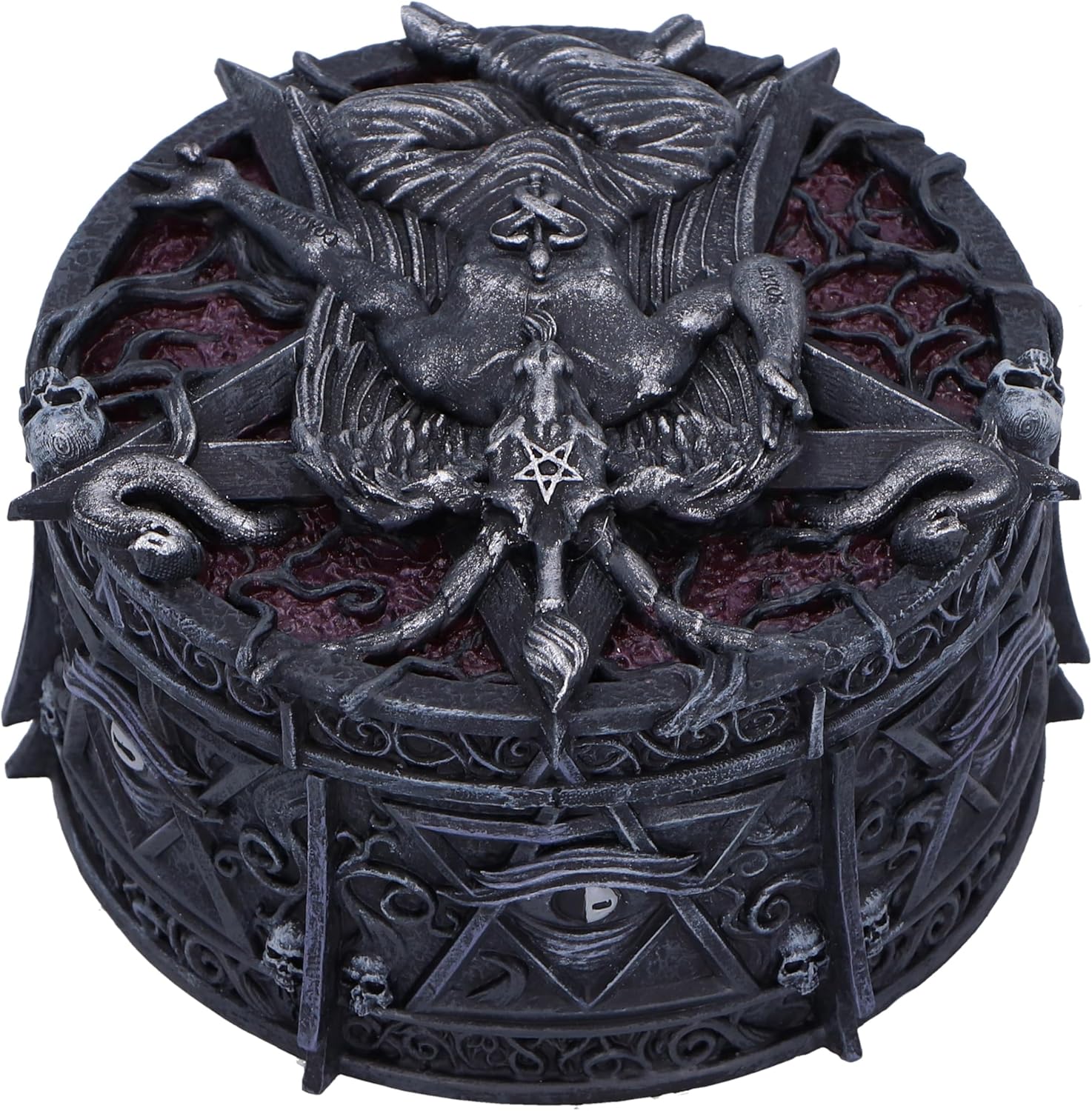 Nemesis Now Hoard of the Baphomet Figurine, Resin, Black, Cast in the Finest Resin, Expertly Hand-Painted