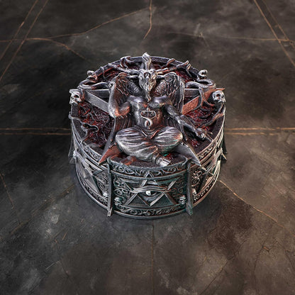 Nemesis Now Hoard of the Baphomet Figurine, Resin, Black, Cast in the Finest Resin, Expertly Hand-Painted