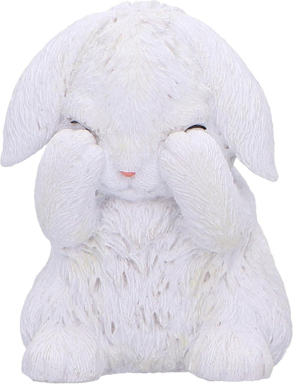 Nemesis Now Three Wise Bunnies Figurines, Resin, Cast in the Finest Resin, Expertly Hand-Painted