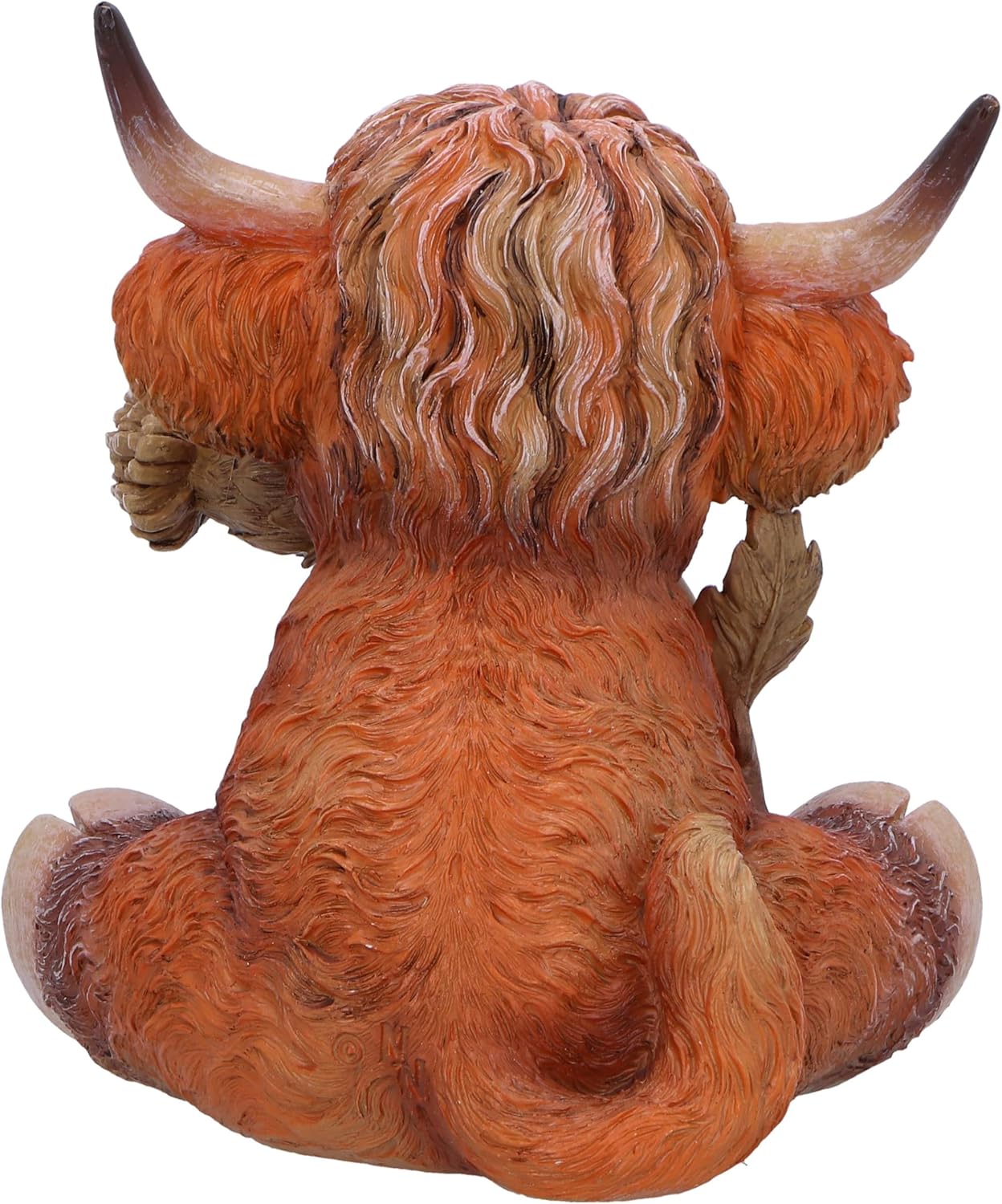 Nemesis Now Highland Thistle Highland Thistle Cow Figurine, Resin, Brown, Cast in the Finest Resin, Expertly Hand-Painted