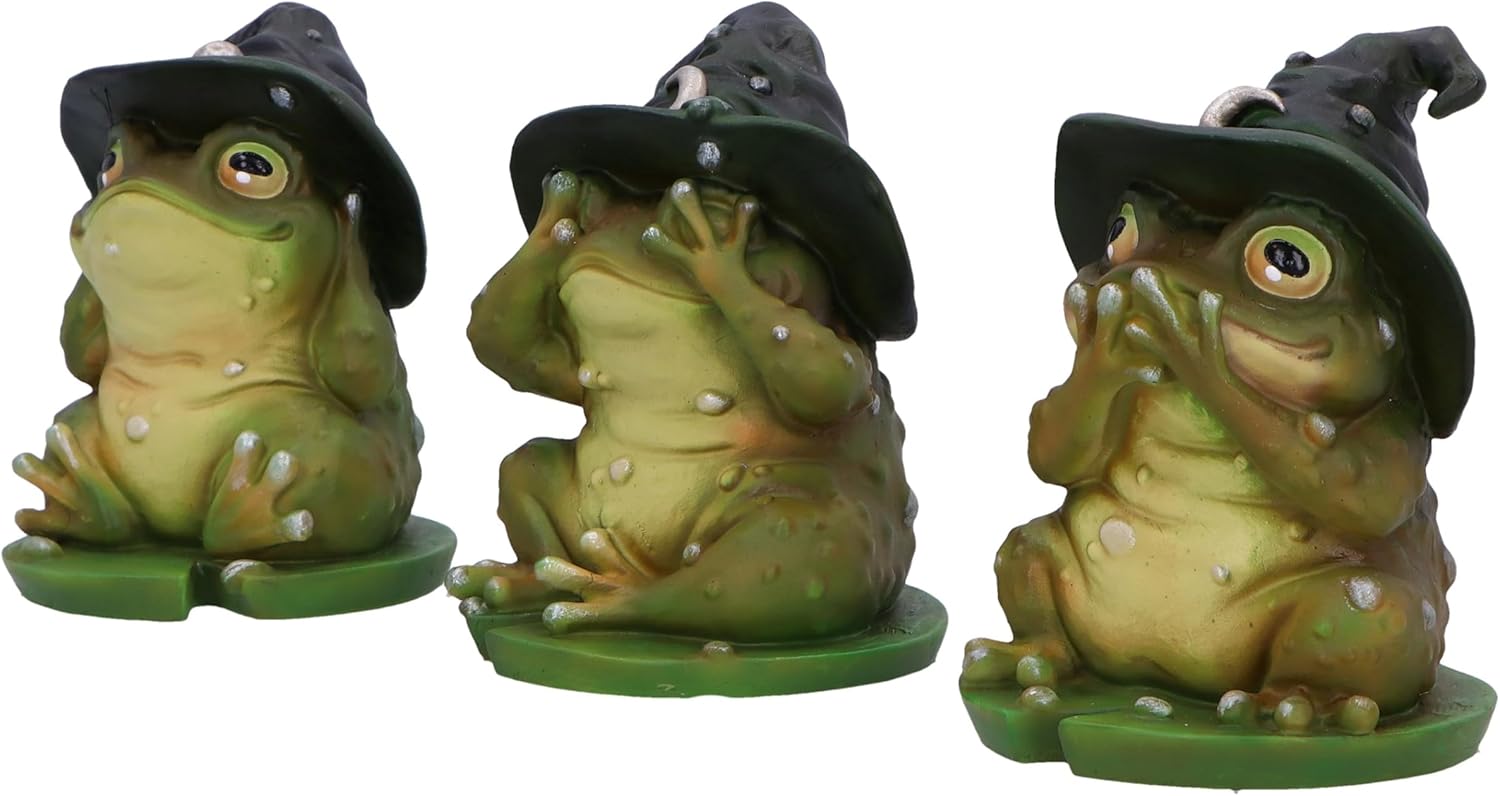 Nemesis Now Animal Three Wise Figurine Trio, Resin, Multicolour, 10cm