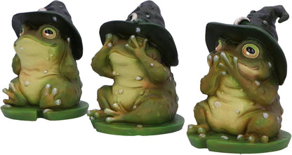 Nemesis Now Animal Three Wise Figurine Trio, Resin, Multicolour, 10cm