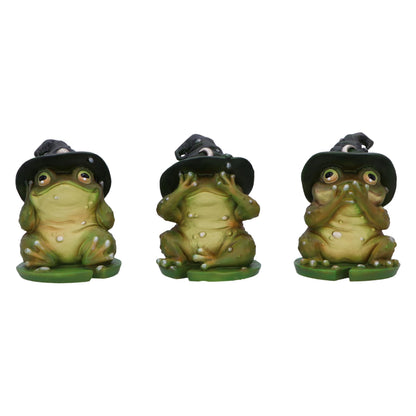 Nemesis Now Animal Three Wise Figurine Trio, Resin, Multicolour, 10cm