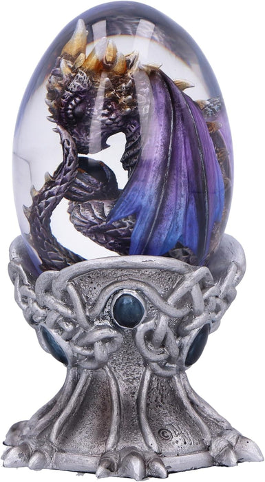 Nemesis Now Elemental Dragonlings - Air Purple Dragon Glass Egg Tankard, Resin, Purple, Cast in the Finest Resin, Expertly Hand-Painted