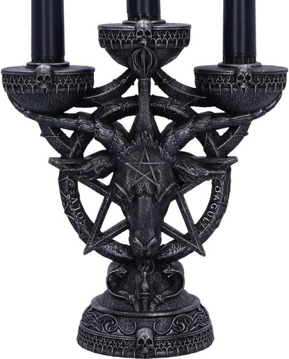 Baphomet`S Radiance Candelabra With Led Candles