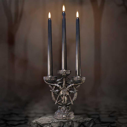 Baphomet`S Radiance Candelabra With Led Candles