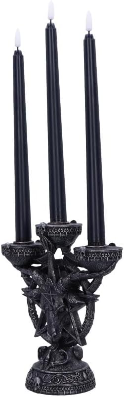 Baphomet`S Radiance Candelabra With Led Candles