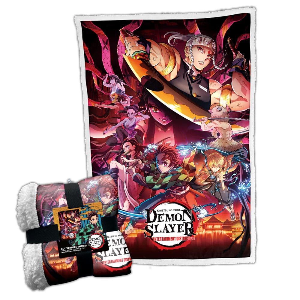 Nemesis Now Demon Slayer Sound Hashira Manta 150 x 100 cm (36 x 50 x 50 cm Envuelta), poliéster, Color Blanco
