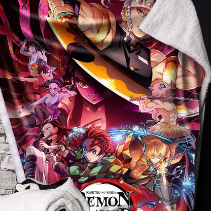 Nemesis Now Demon Slayer Sound Hashira Manta 150 x 100 cm (36 x 50 x 50 cm Envuelta), poliéster, Color Blanco