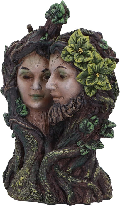 Nemesis Now Entwined Two Faces Ornament, Resin, Multicolour, 18.8cm