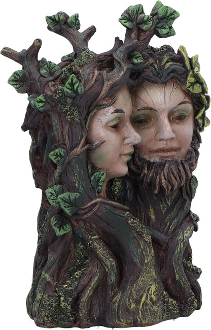 Nemesis Now Entwined Two Faces Ornament, Resin, Multicolour, 18.8cm