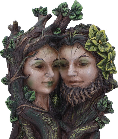 Nemesis Now Entwined Two Faces Ornament, Resin, Multicolour, 18.8cm