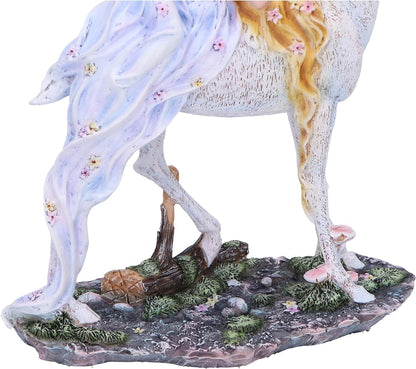Nemesis Now Evelyn Sleeping Fairy on Deer, Resin, Cast in the Finest Resin, Expertly Hand-Painted