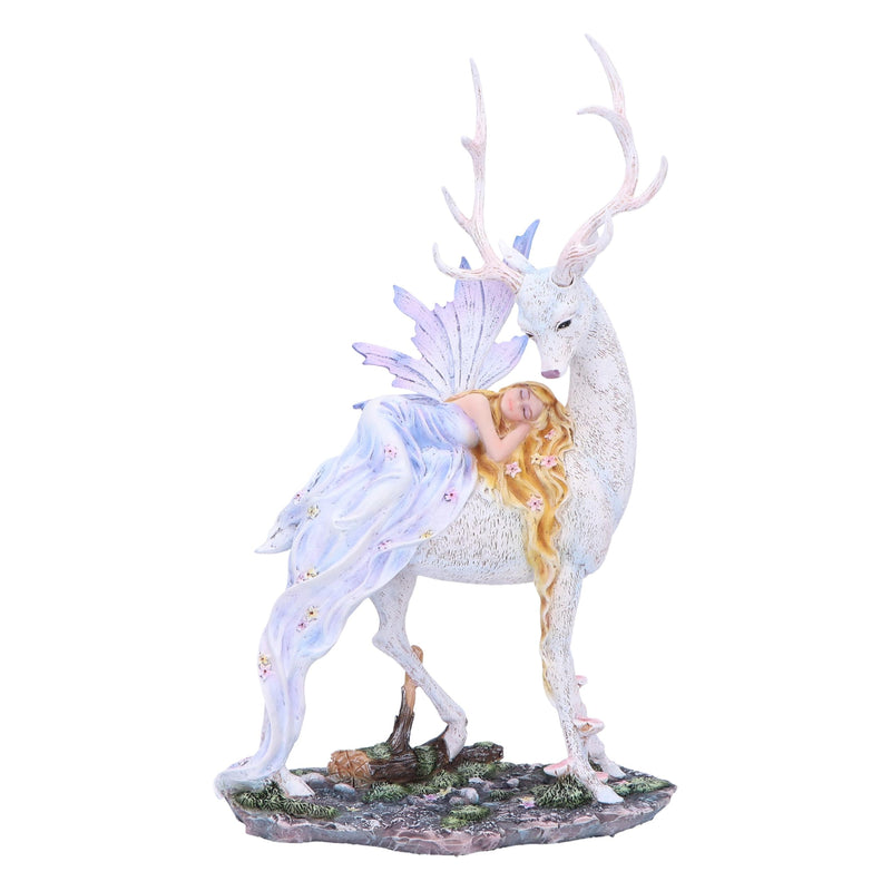 Nemesis Now Evelyn Sleeping Fairy on Deer, Resin, Cast in the Finest Resin, Expertly Hand-Painted
