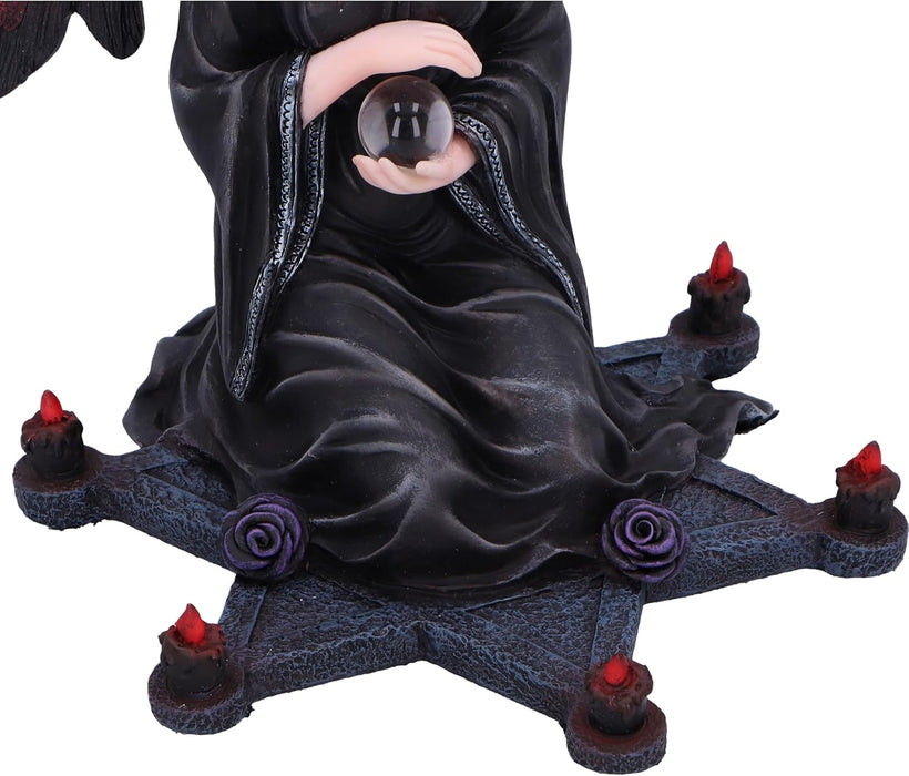 Nemesis Now The Foreseer Gothic Dark Angel Figurine 23cm, Resin, Cast in the Finest Resin, Expertly Hand-Painted, Brown