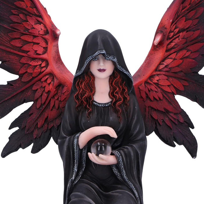 Nemesis Now The Foreseer Gothic Dark Angel Figurine 23cm, Resin, Cast in the Finest Resin, Expertly Hand-Painted, Brown