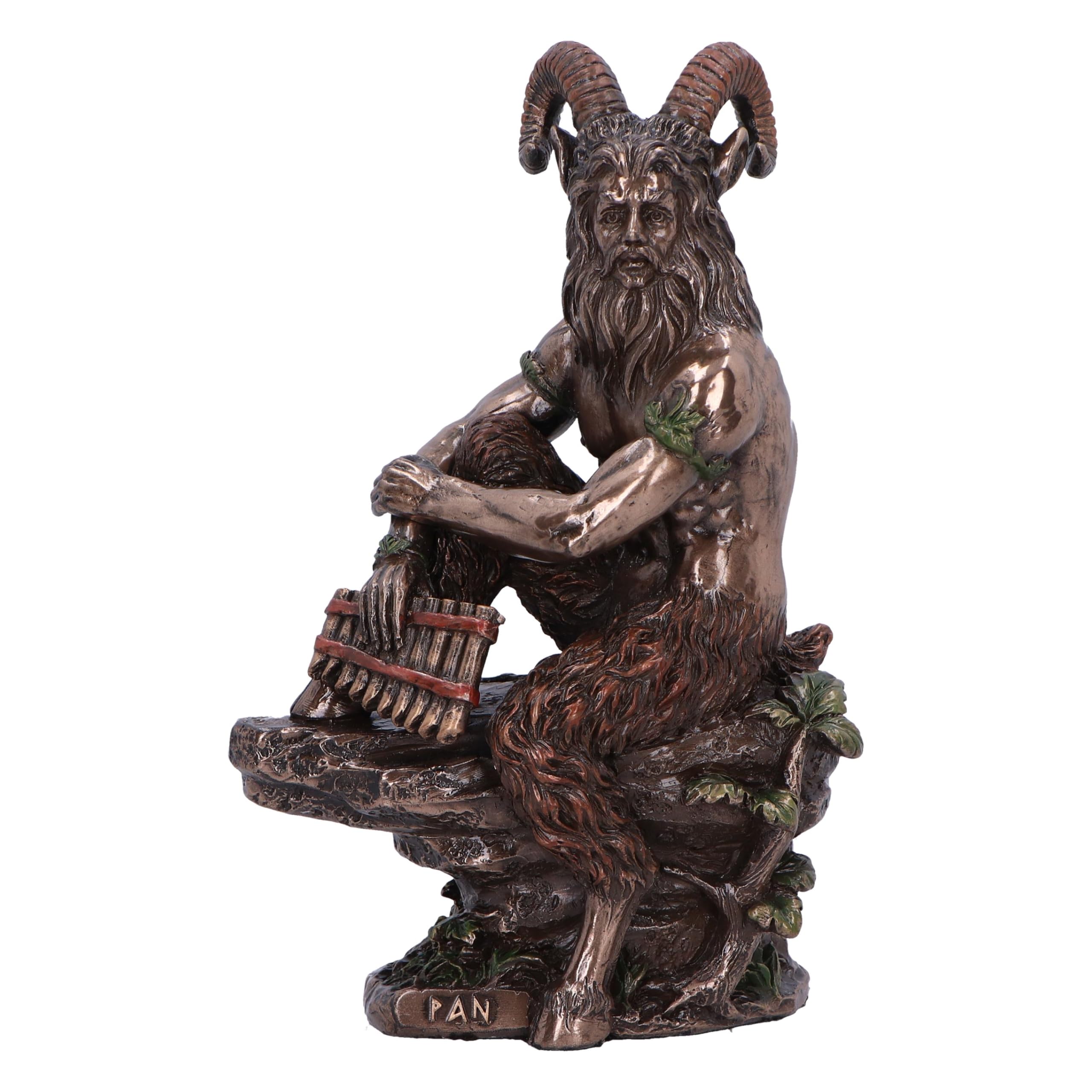 Nemesis Now Pan Greek God of the Wild (Medium) 15.5cm, Resin, Cast in the Finest Resin, Expertly Hand-Painted