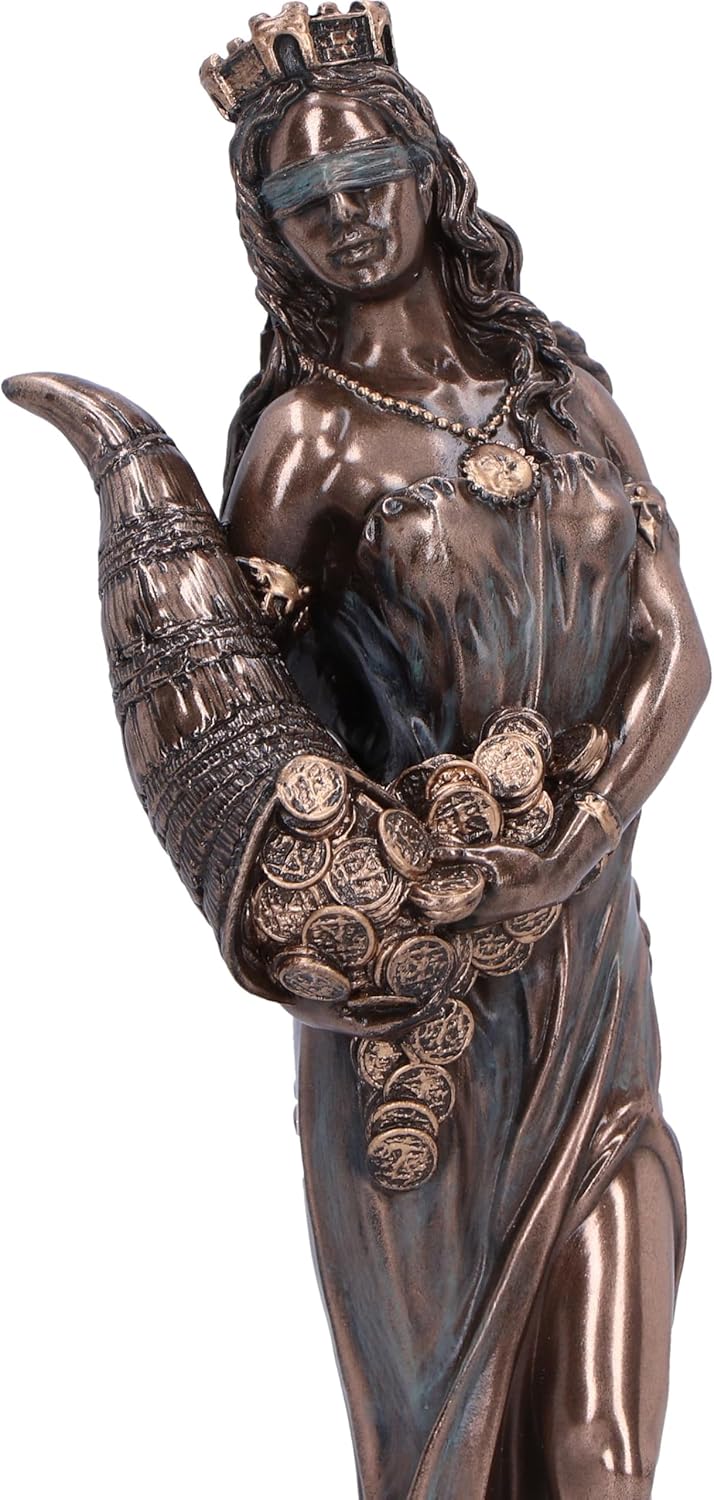 Nemesis Now Fortuna The Greek Goddess of Fortune (Medium) 15.5cm, Resin, Cast in the Finest Resin, Expertly Hand-Painted