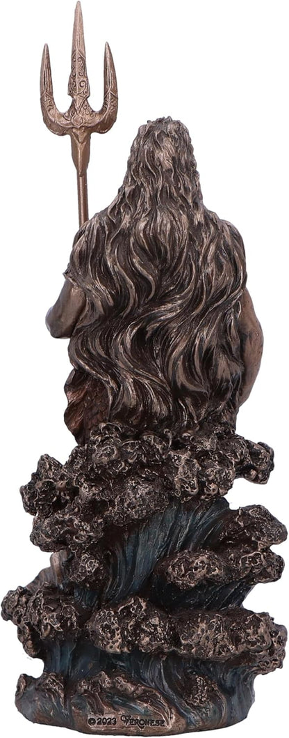 Nemesis Now Poseidon Greek God of the Sea (Medium) 18cm, Resin, Cast in the Finest Resin, Expertly Hand-Painted