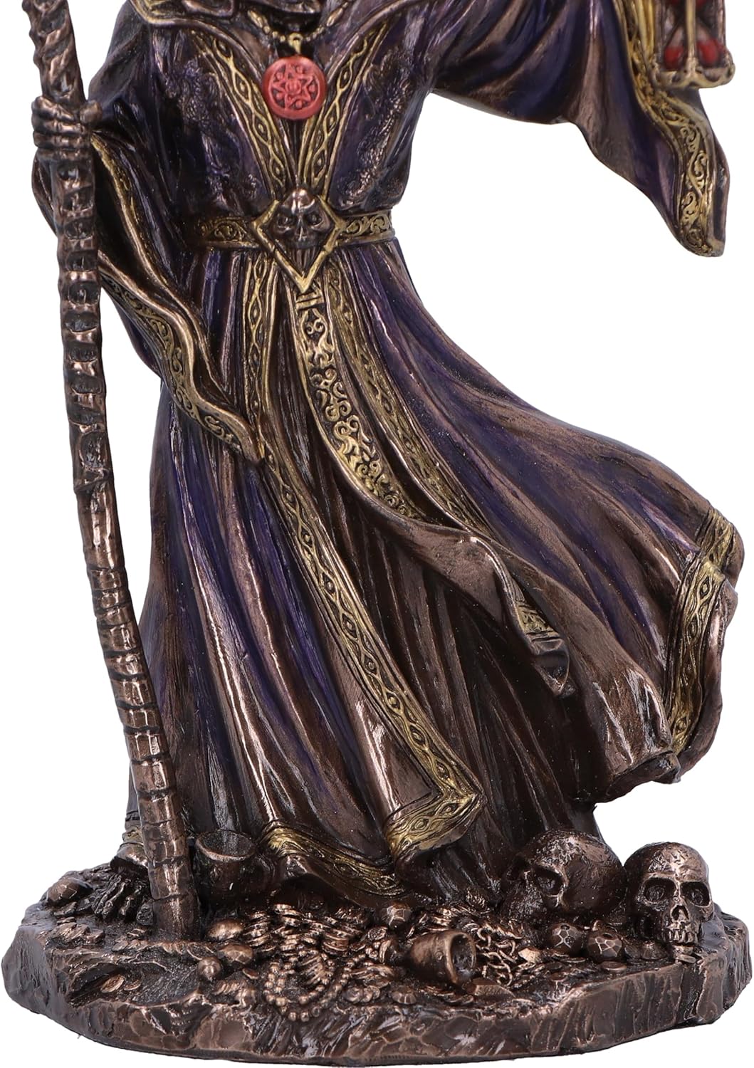 Nemesis Now Reaper Skeleton Figurine, Resin, Multicolour, 21.5cm