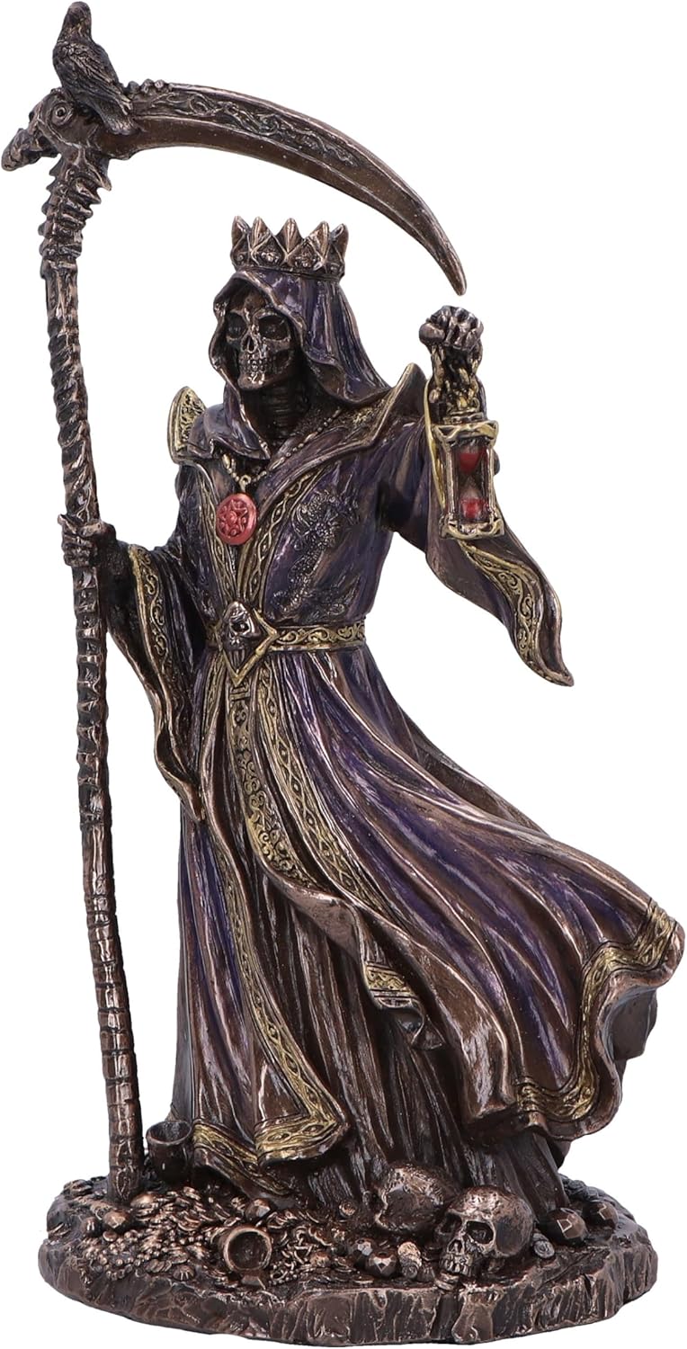 Nemesis Now Reaper Skeleton Figurine, Resin, Multicolour, 21.5cm
