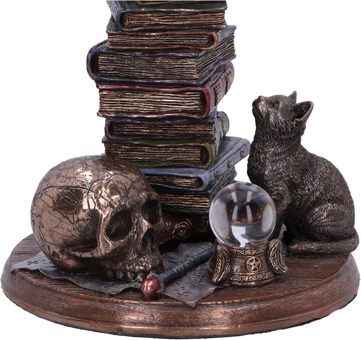 Nemesis Now Feline Scholars 18.5cm, Resin, Cast in the Finest Resin, Expertly Hand-Painted