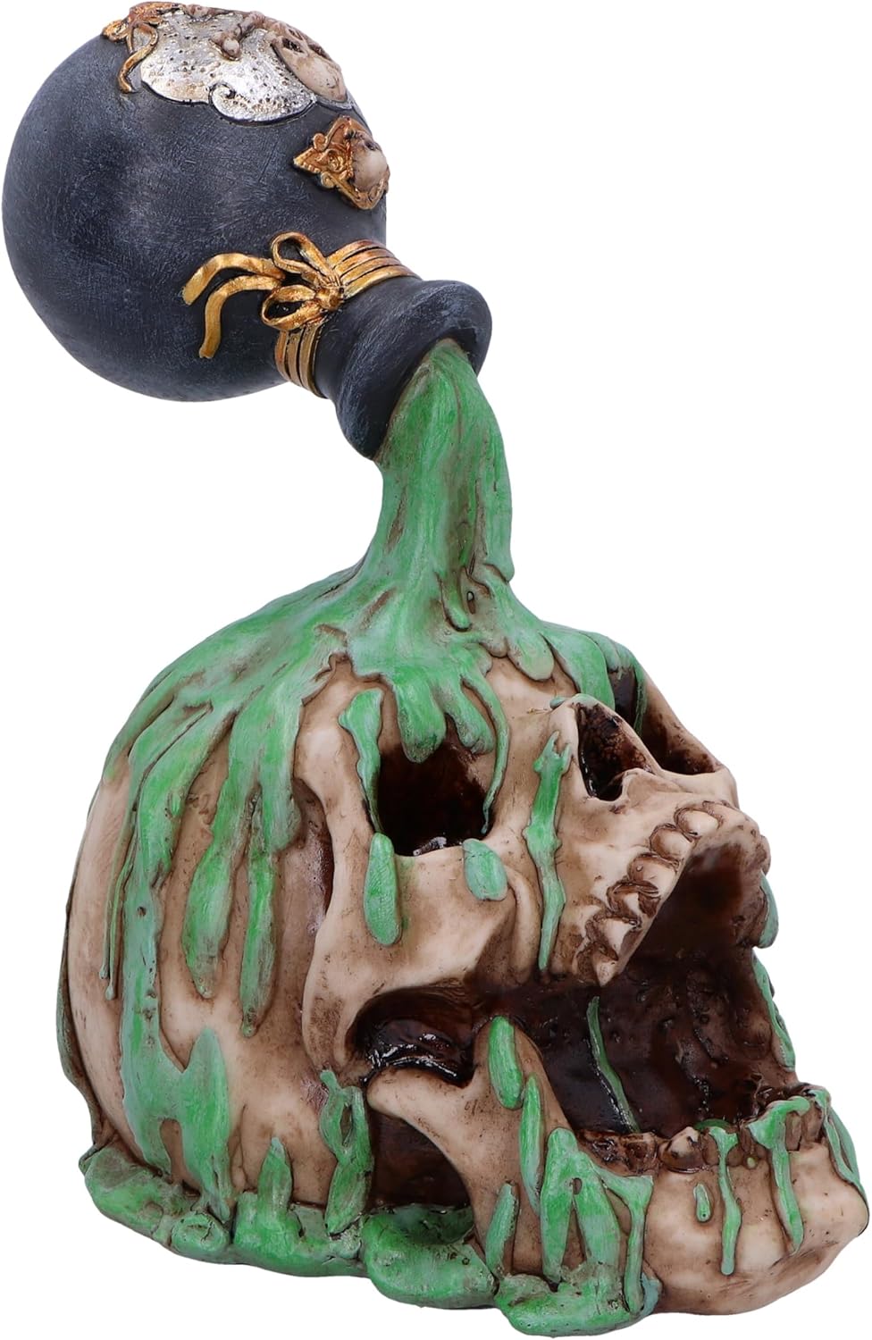 Nemesis Now Fatal Elixir Skull Potion Bottle 19.5cm, Resin, Cast in the Finest Resin, Expertly Hand-Painted