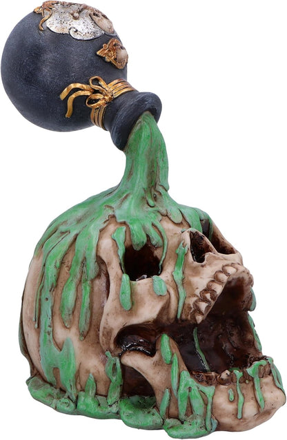 Nemesis Now Fatal Elixir Skull Potion Bottle 19.5cm, Resin, Cast in the Finest Resin, Expertly Hand-Painted
