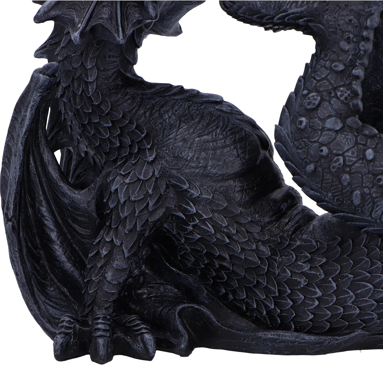 Nemesis Now Drakaina and Dragonling Dragon Plus Baby 23cm, Resin, Cast in the Finest Resin, Expertly Hand-Painted, Black
