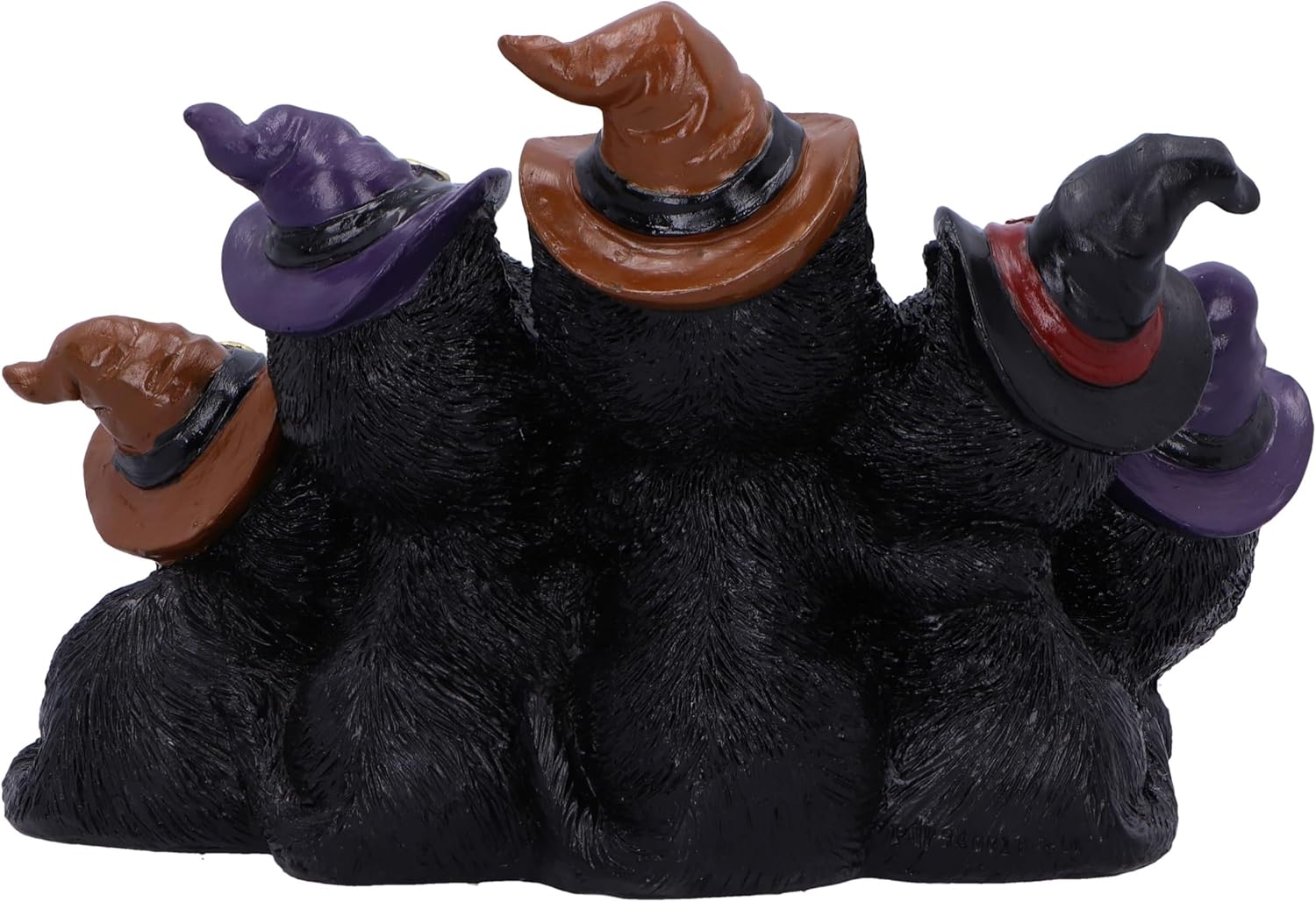Nemesis Now Kindle's Potion Cat & Cauldron LED 18.8cm, Resin, Cast in the Finest Resin, Expertly Hand-Painted