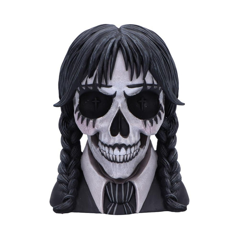 Nemesis Now Dark Glare Skull, Gothic Skeleton Decor, Hand-Painted Bust