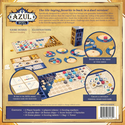 Next Move | Azul Duel | Board Game | Ages 10+ | 2 Players | 45 Minutes Playing Time