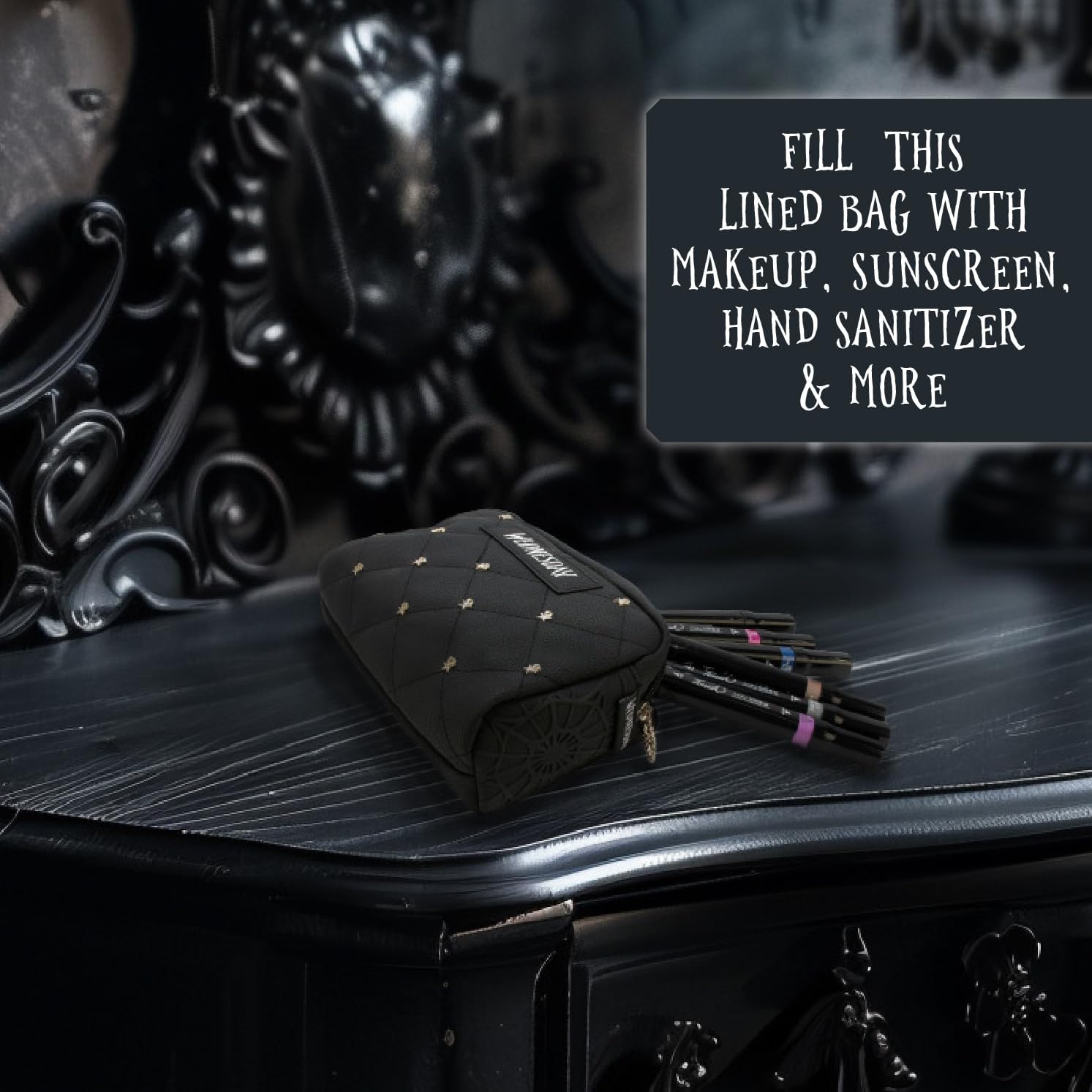 Blue Sky Studios - Wednesday Make Up Bag