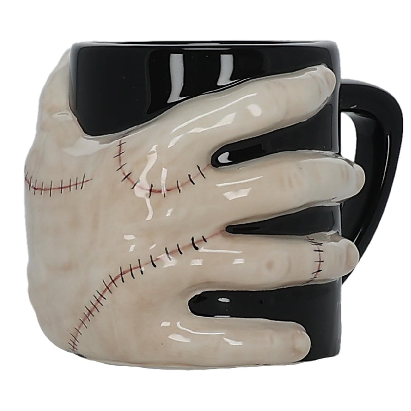 Blue Sky Studios Wednesday Ceramic Coffee Mug, 3D Thing Hand, Licensed Merchandise & Collectible Gift