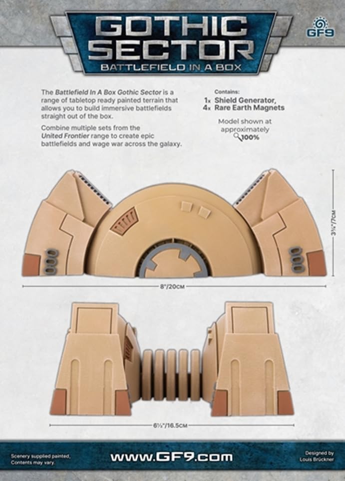 Gale Force Nine - Battlefield in a Box - United Frontier - Sheild Generator