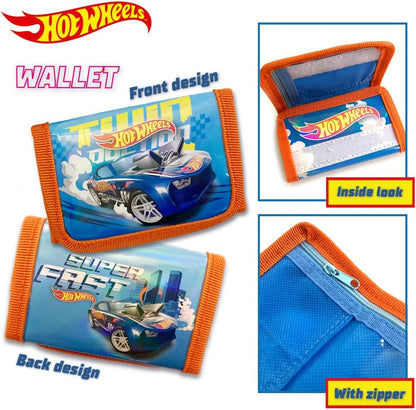 Hot Wheels Adventure Gear Toy Gift Set: LCD Watch, Sunglasses, and Wallet - Race into Style with Action-Packed Accessories!