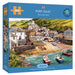 Port Isaac | 500 Piece Jigsaw Puzzle | Coastal Cornwall Jigsaw | | Sustainable Jigsaw Puzzle for Adults | Premium 100% Recycled Board | Great Gift for Adults | Gibsons Games