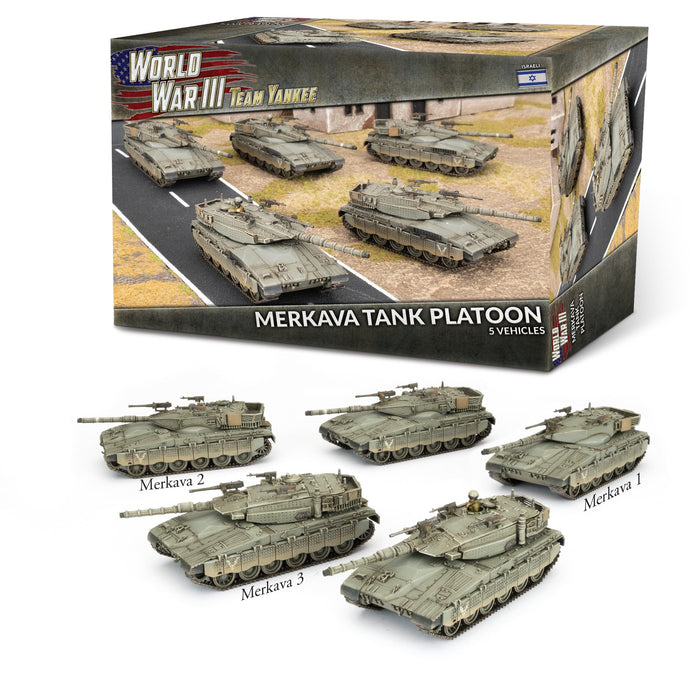Flames of War - Team Yanke - Pelotón de tanques Merkava 3