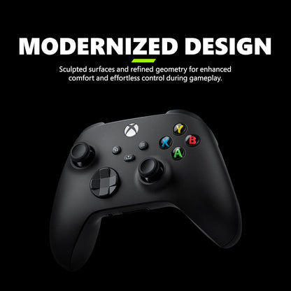 Xbox Wireless Gaming Controller (2025) – Carbon Black – Play on, Windows, Android, iOS, FireTV Sticks, Smart TVs, VR Headsets