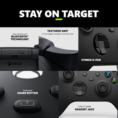 Xbox Wireless Gaming Controller (2025) – Carbon Black – Play on, Windows, Android, iOS, FireTV Sticks, Smart TVs, VR Headsets