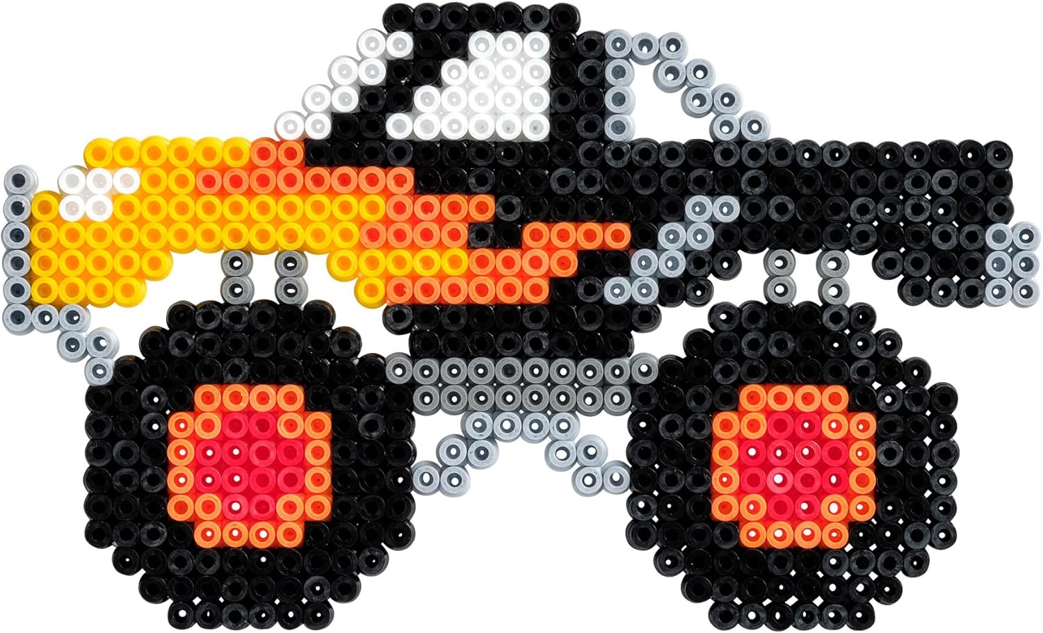 Hama Gift Box - Vehicles | Approx. 4.000 Beads, 2 Large Square pegboards No. 234, Colour Printed Design Sheet, Instructions and Ironing Paper