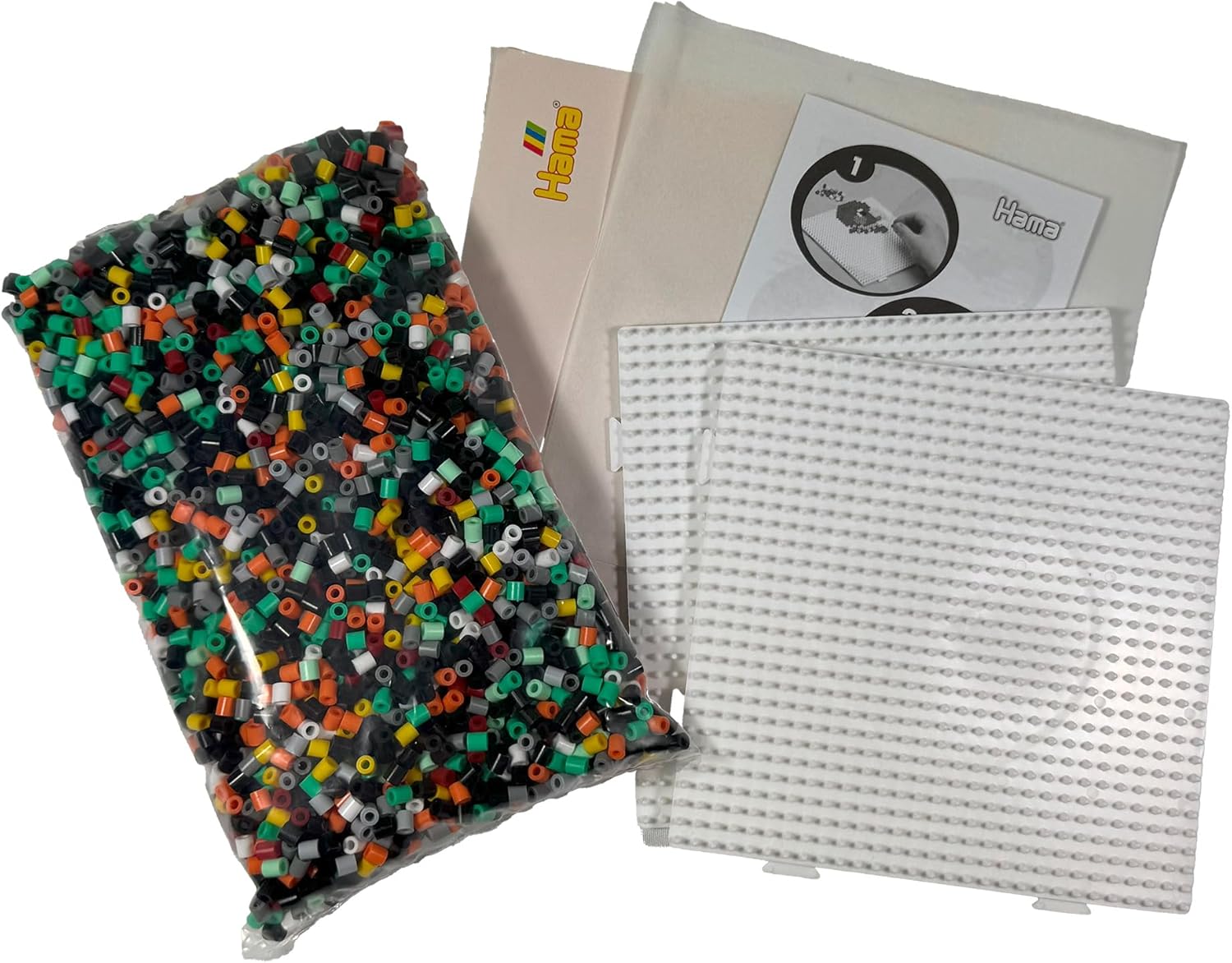 Hama Gift Box - Vehicles | Approx. 4.000 Beads, 2 Large Square pegboards No. 234, Colour Printed Design Sheet, Instructions and Ironing Paper