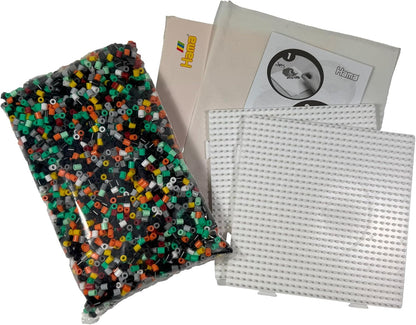 Hama Gift Box - Vehicles | Approx. 4.000 Beads, 2 Large Square pegboards No. 234, Colour Printed Design Sheet, Instructions and Ironing Paper